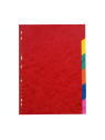 Intercalaires A4 6 touches - Carte lustrée 225g - Le lot de 2 jeux