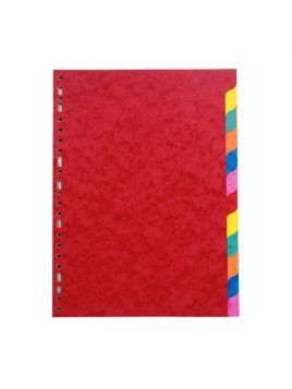 Intercalaires A4 12 touches - Carte lustrée 225g - Le lot de 2 jeux