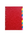 Intercalaires A4 12 touches - Carte lustrée 225g - Le lot de 2 jeux