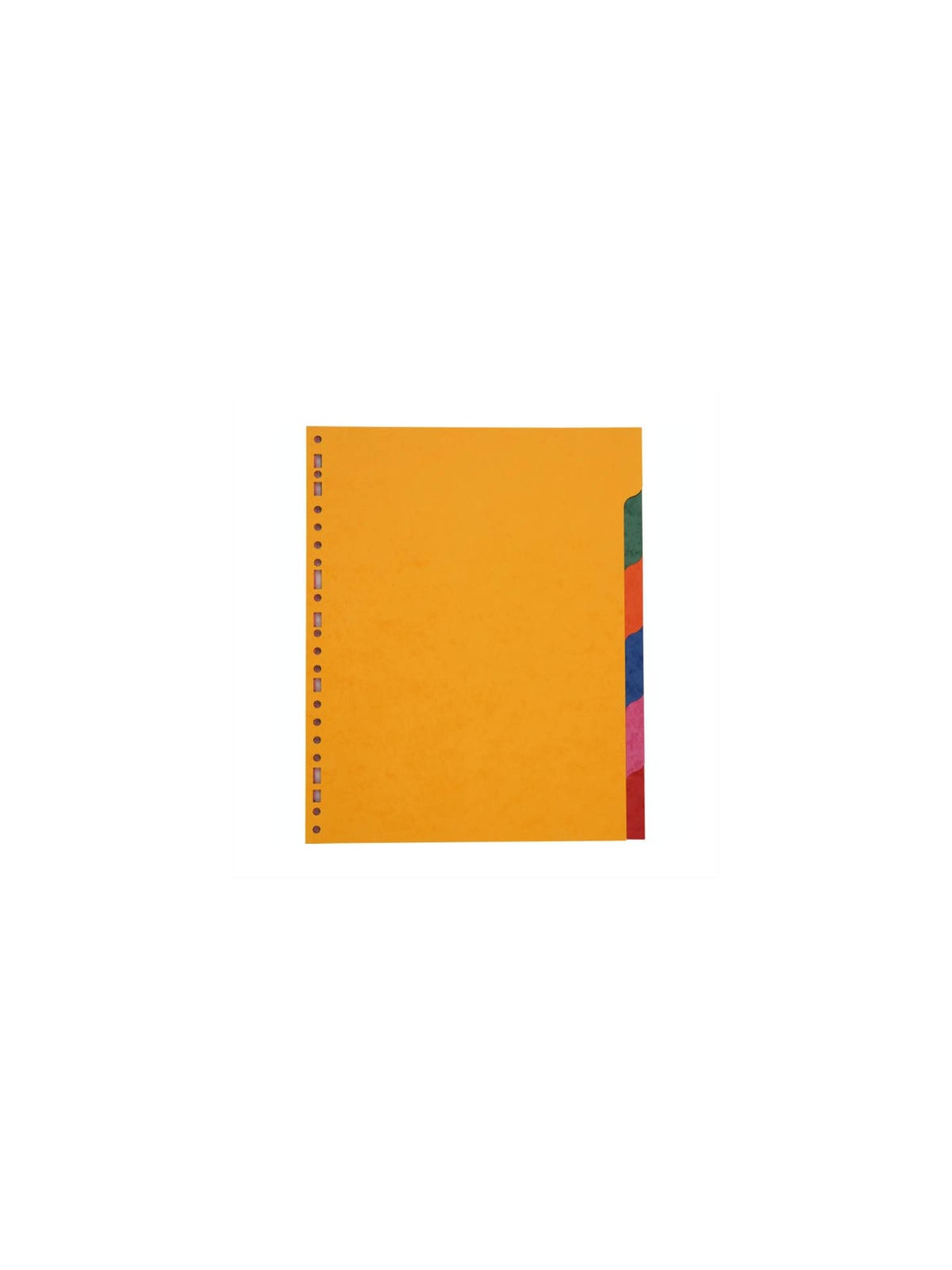 Intercalaires A4+ 6 touches - Carte lustrée 225g - Le lot de 2 jeux