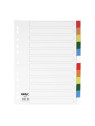 Intercalaires A4 12 touches polypro - Le lot de 2 jeux