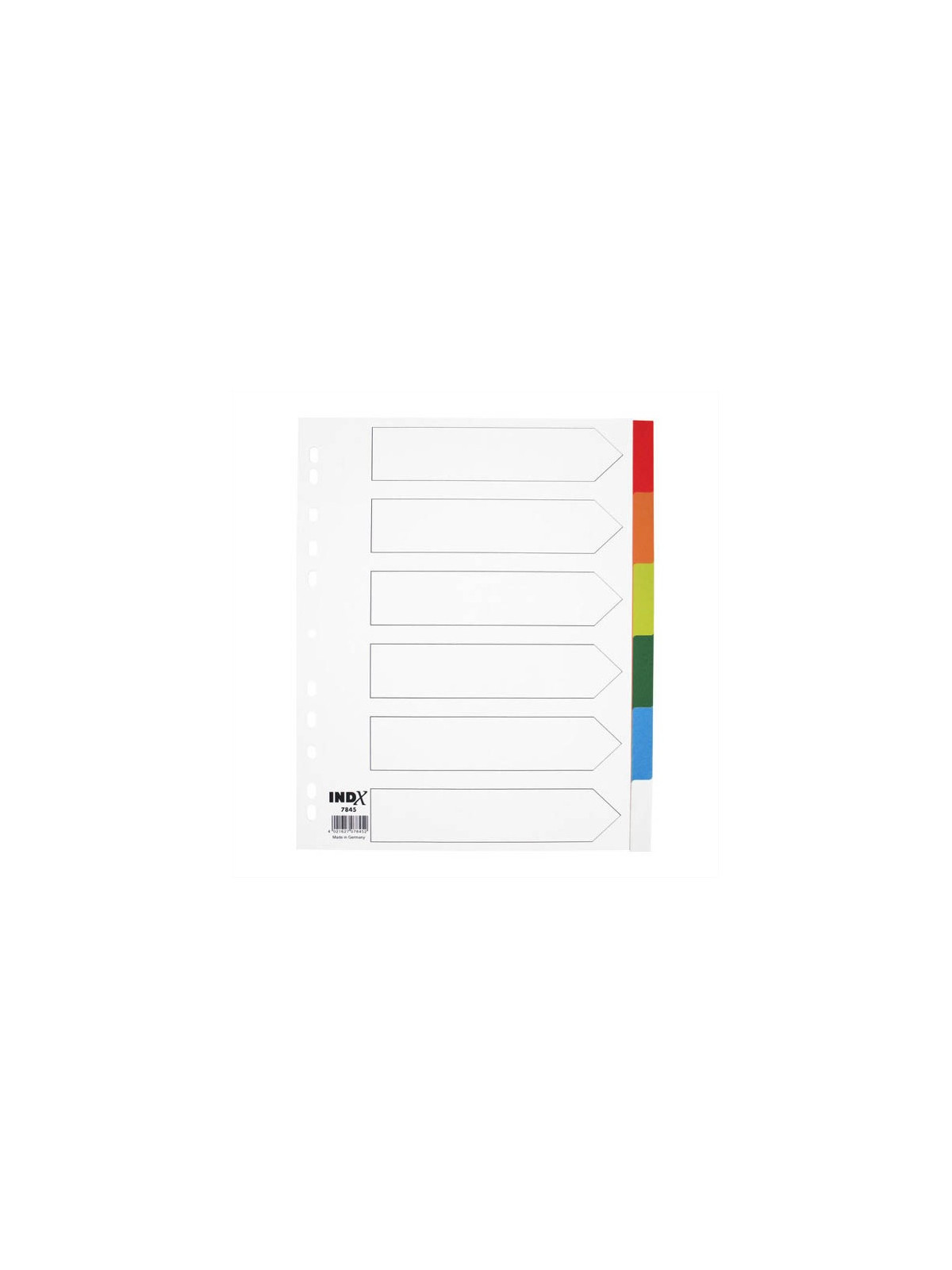 Intercalaires A4+ 6 touches polypro - Le lot de 2 jeux