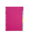 Intercalaires A4 6 touches - Carte recyclée 180g - Le lot de 2 jeux