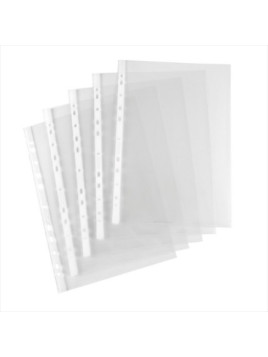 Pochettes perforées transparentes ultra-résistantes PVC ELBA - Lot de 10