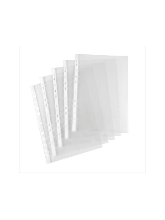 Pochettes perforées transparentes ultra-résistantes PVC ELBA - Lot de 10