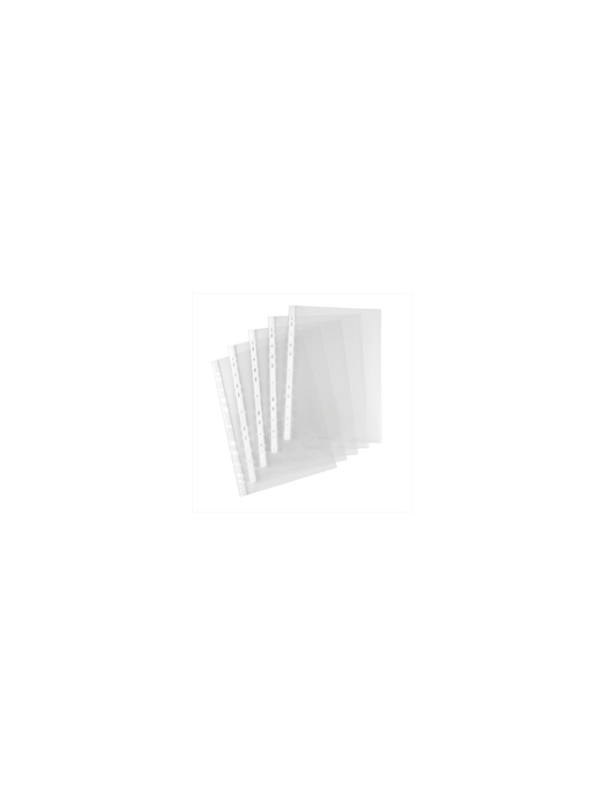 Pochettes perforées transparentes ultra-résistantes PVC ELBA - Lot de 10