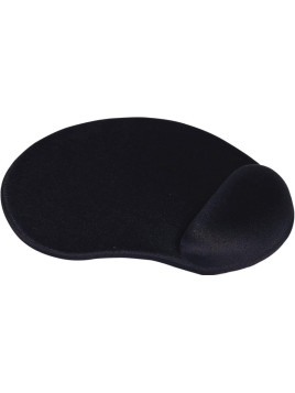Tapis de souris ergonomique avec repose poignet intégré - Noir