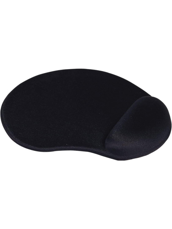 Tapis de souris ergonomique avec repose poignet intégré - Noir