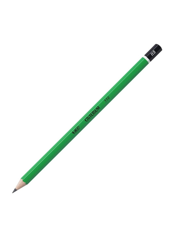 Crayon papier graphite BIC Criterium 550 HB - Le lot de 12