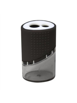Taille-crayons plastique avec réserve - 2 trous