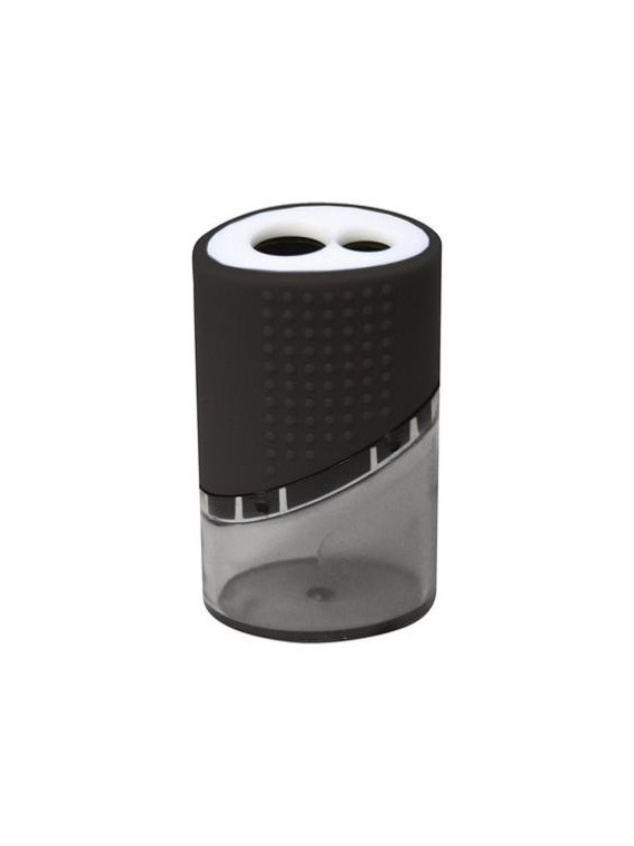 Taille-crayons plastique avec réserve - 2 trous