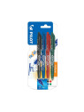 Pochette de 4 stylos roller effaçables Pilot FriXion Ball à capuchon - Pointe moyenne