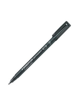 Stylo feutre permanent STAEDTLER Lumocolor - Pointe fine - Noir