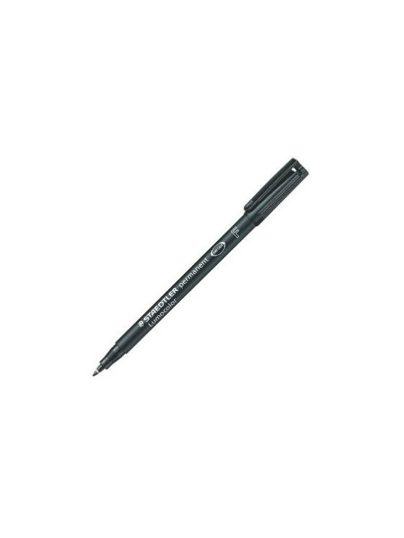 Stylo feutre permanent STAEDTLER Lumocolor - Pointe fine - Noir