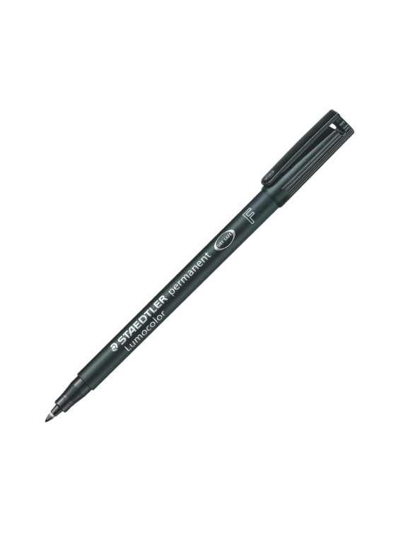 Pochette de 4 stylos feutre permanents STAEDTLER Lumocolor - Pointe fine - Assortiment