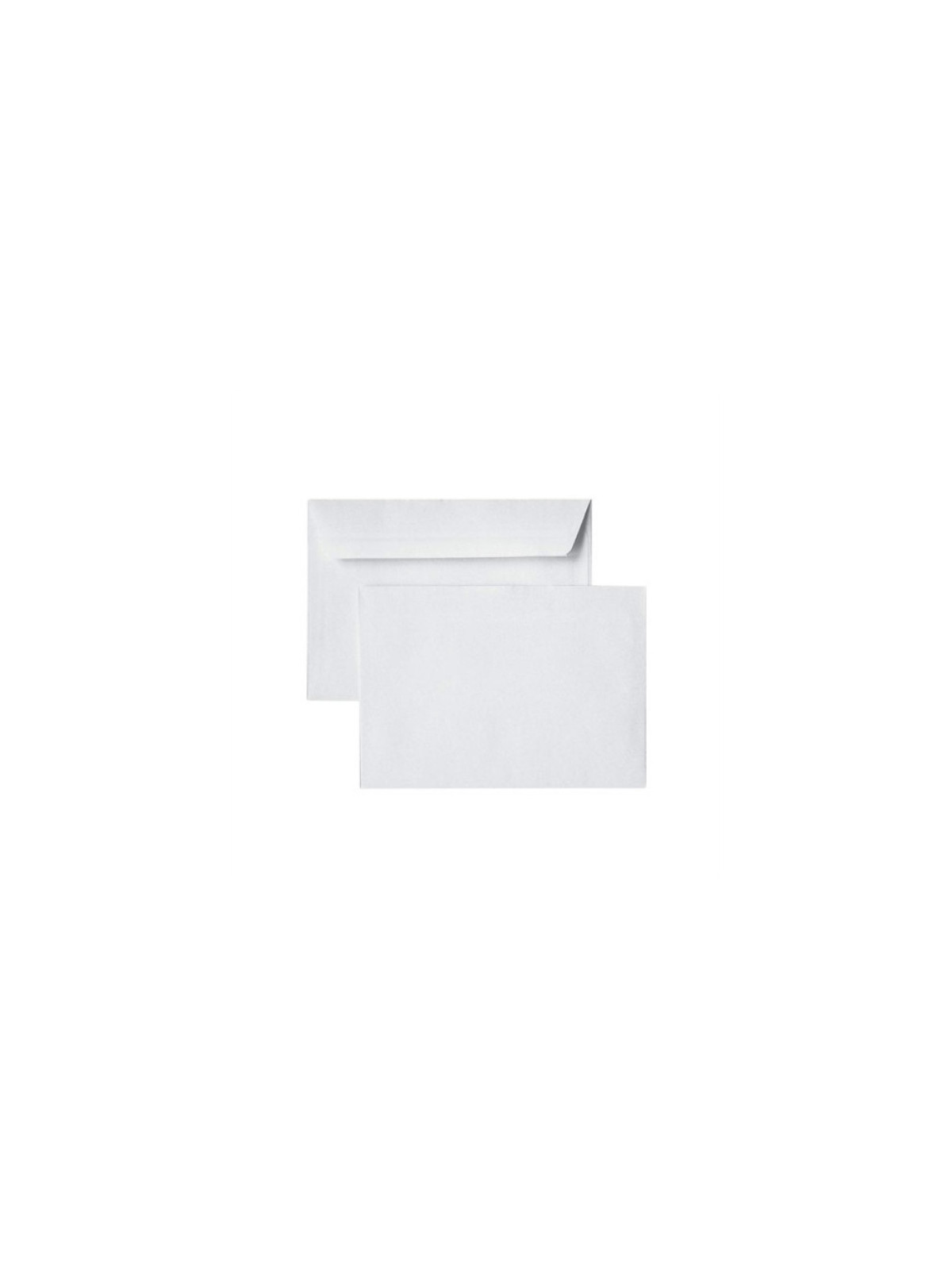 Enveloppes blanches 114 x 162 mm (C6) - 80g - Sans fenêtre - Lot de 50