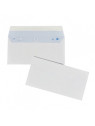 Enveloppes blanches 110 x 220 mm (DL) - 80g - Sans fenêtre - Lot de 50
