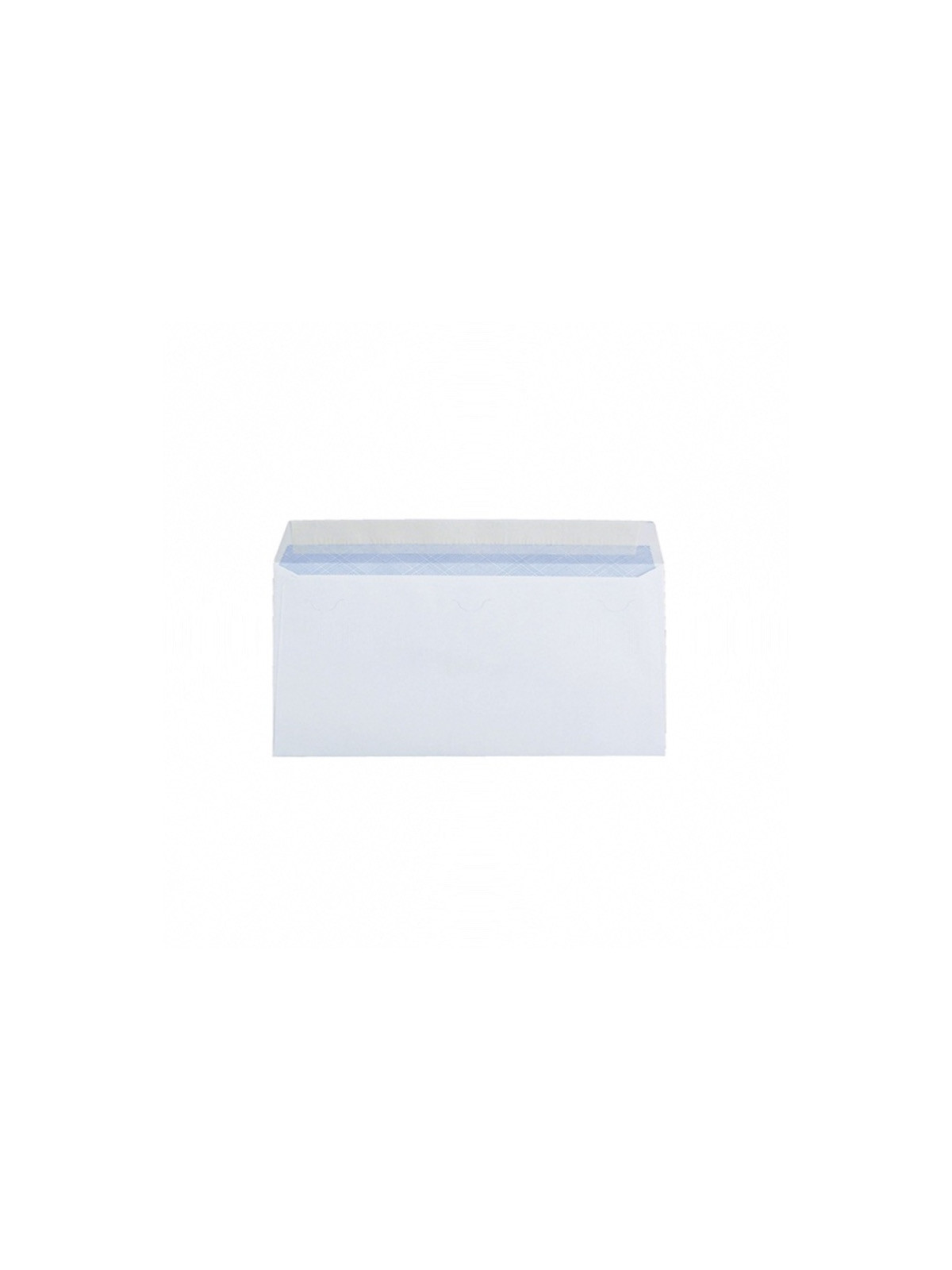 Enveloppes blanches 110 x 220 mm (DL) - 90g - Fenêtre 45 x 100 - Lot de 50