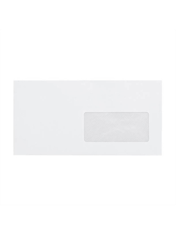 Enveloppe pour mise sous pli automatique 114 x 229 mm 80g - Fenêtre 45 x 100 - La boite de 1000