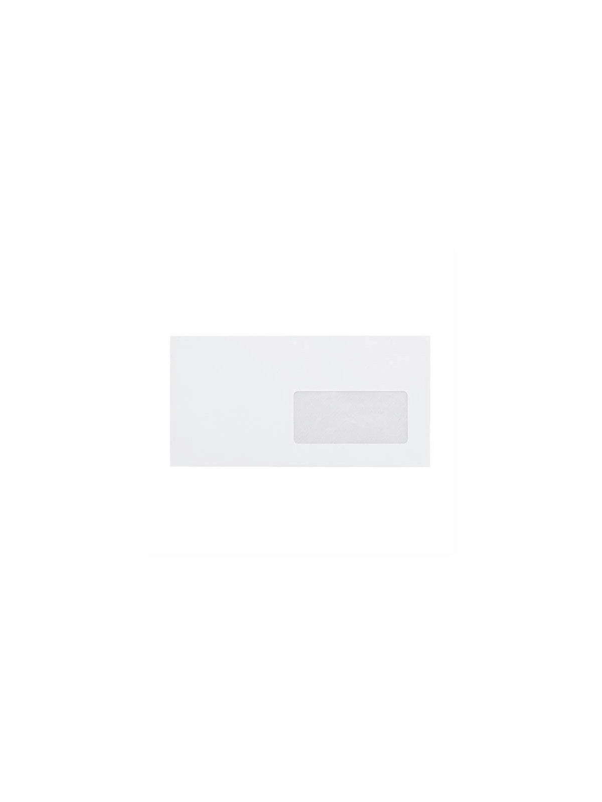 Enveloppe pour mise sous pli automatique 114 x 229 mm 80g - Fenêtre 45 x 100 - La boite de 1000