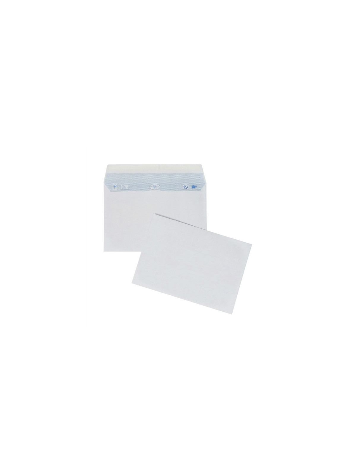 Enveloppes blanches 162 x 229 mm (C5) - 90g - Sans fenêtre - Boite de 500