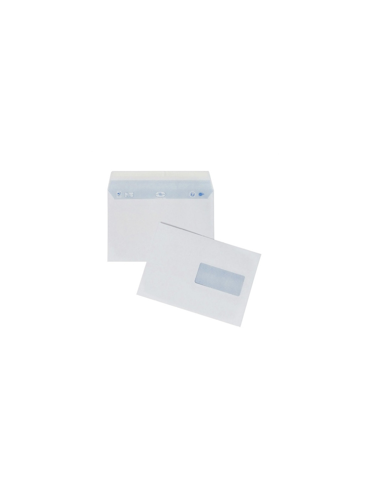Enveloppes blanches 162 x 229 mm (C5) - 90g - Fenêtre 45 x 100 - Boite de 500