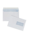 Enveloppes blanches 162 x 229 mm (C5) - 90g - Fenêtre 45 x 100 - Boite de 500
