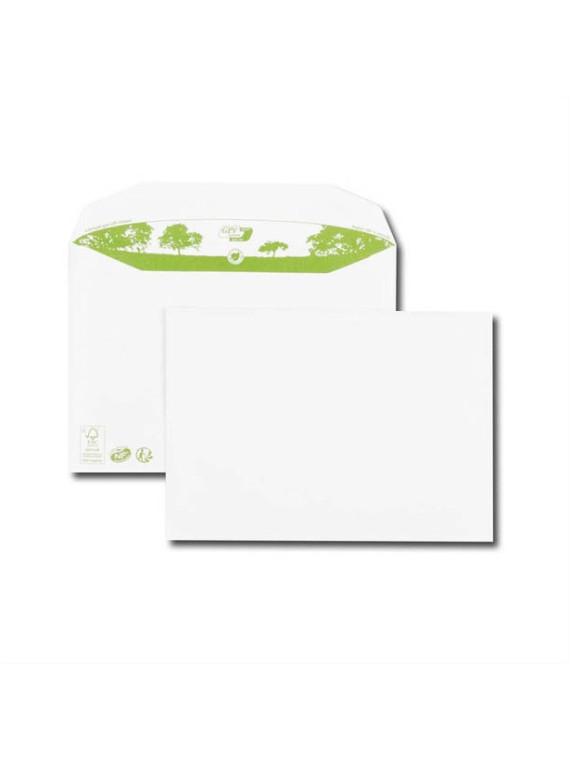 Enveloppe pour mise sous pli automatique 162 x 229 mm 80g - Sans fenêtre - La boite de 1000