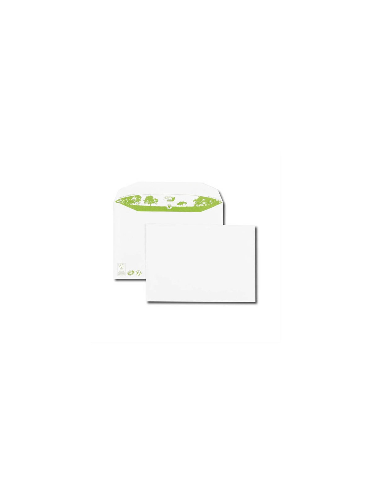 Enveloppe pour mise sous pli automatique 162 x 229 mm 80g - Sans fenêtre - La boite de 1000