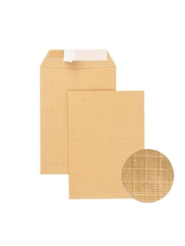 Pochette Kraft brun 162 x 229 mm (C5) 90g - Sans fenêtre - Lot de 50