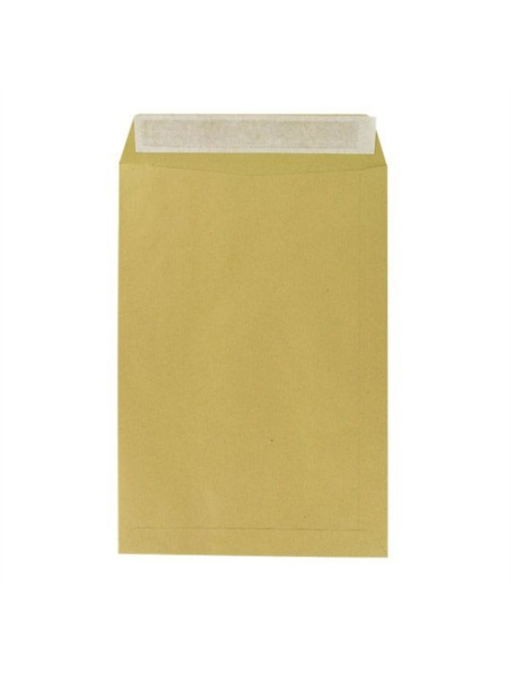 Pochette Kraft brun 229 x 324 mm (C4) 90g - Sans fenêtre - Lot de 50