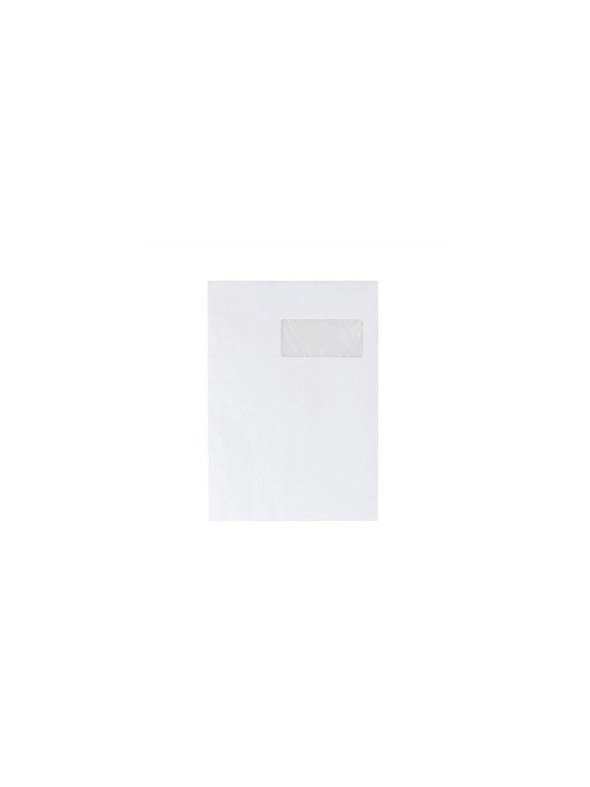 Enveloppes blanches 229 x 324 mm (C4) - 90g - Fenêtre 50 x 100 - Lot de 50