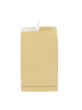 Pochette Kraft brun 229 x 324 mm (C4) - 120g - Soufflet 30 mm - Sans fenêtre - Lot de 25