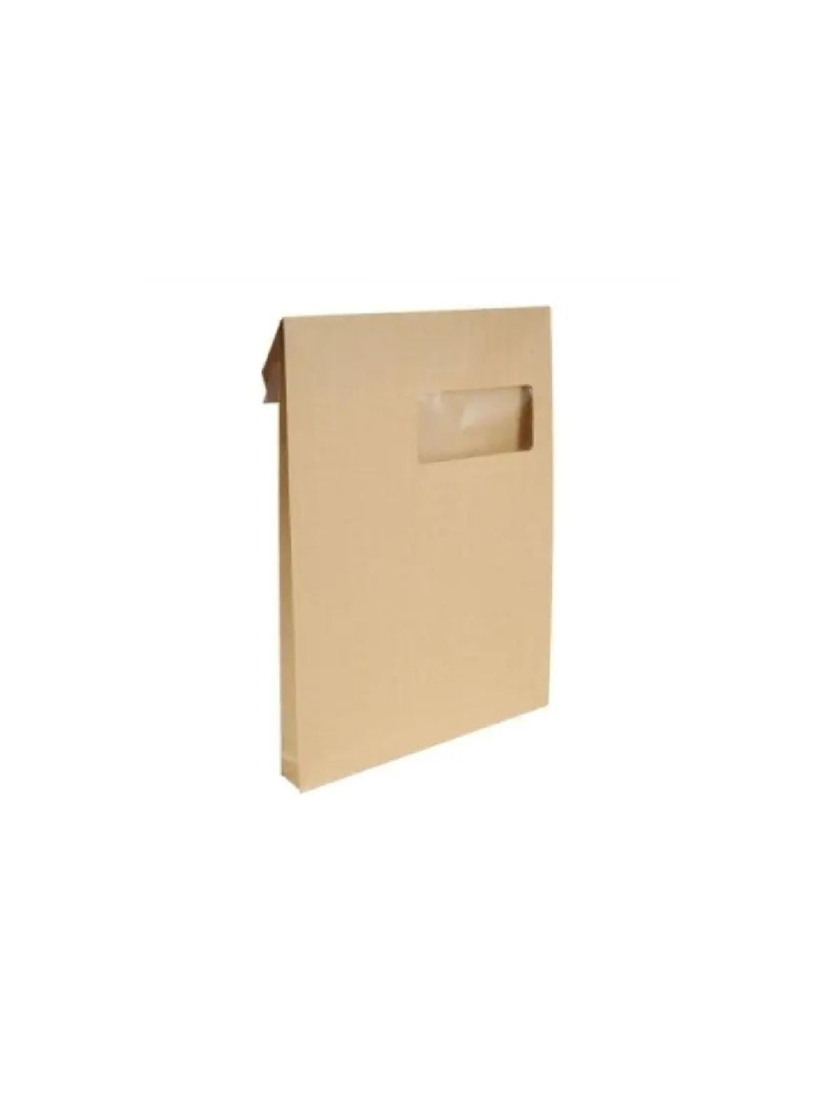 Pochette Kraft 229 x 324 mm (C4) - 120g - Soufflet 30 mm - Fenêtre 50 x 100 mm - Boite de 250
