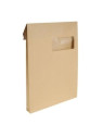 Pochette Kraft 229 x 324 mm (C4) - 120g - Soufflet 30 mm - Fenêtre 50 x 100 mm - Boite de 250
