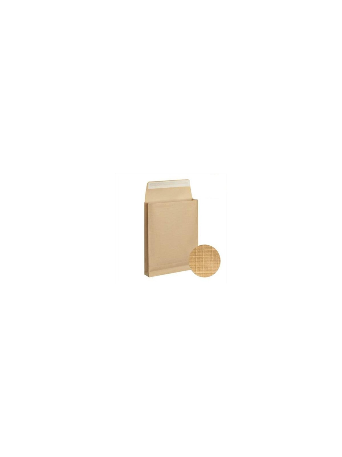 Pochette Kraft armé 229 x 324 mm (C4) - 120g - Soufflet 30 mm - Sans fenêtre - Lot de 25
