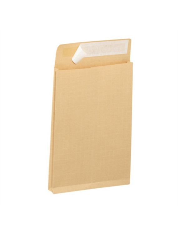 Pochette Kraft armé 176 x 250 mm (B5)- 130g - Soufflet 30 mm - Sans fenêtre - Lot de 25
