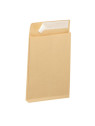 Pochette Kraft armé 176 x 250 mm (B5)- 130g - Soufflet 30 mm - Sans fenêtre - Lot de 25