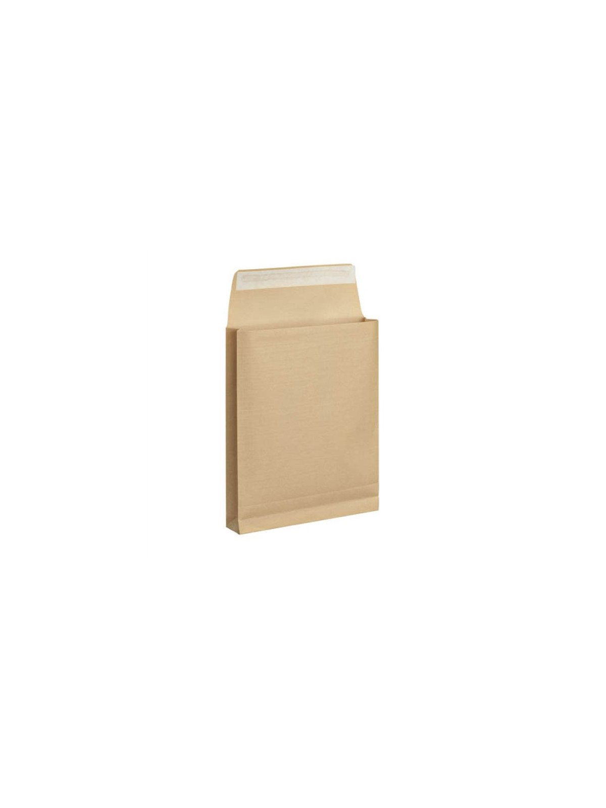 Pochette Kraft armé 260 x 330 mm - 130g - Soufflet 50 mm - Sans fenêtre - Lot de 25
