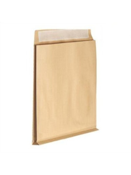 Pochette Kraft brun 280 x 380 mm - 120g - Soufflet 30 mm - Sans fenêtre - Lot de 25