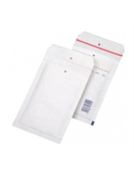 Pochette à bulles kraft blanc 110 x 165 mm - Le lot de 10
