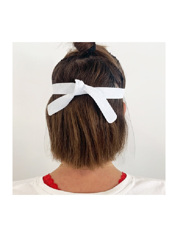 Visière de protection plastique transparente souple - Réutilisable et lavable - Le lot de 5