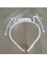 Visière de protection PVC transparente avec serre-tête - Réutilisable et lavable - Le lot de 5
