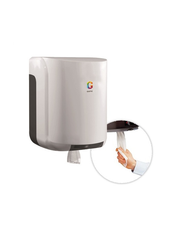 Distributeur pour bobine à dévidage central ABS blanc