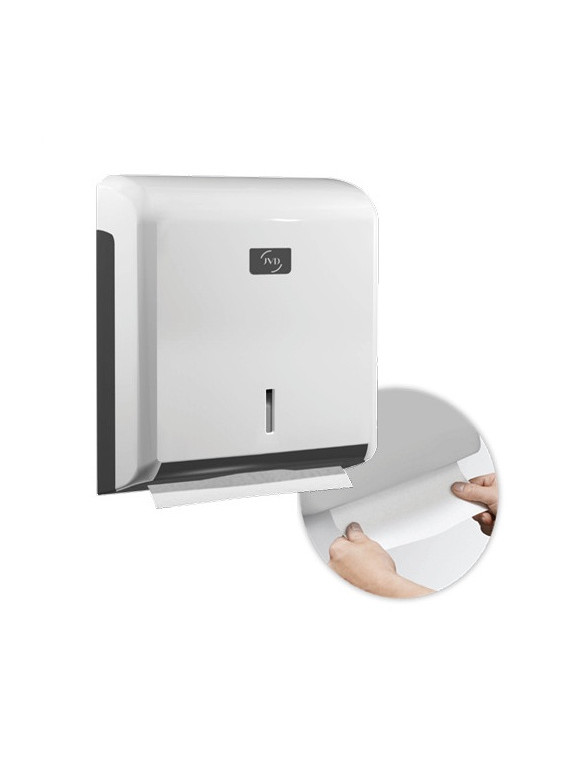 Distributeur pour essuie-mains plié ABS blanc