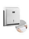 Distributeur pour essuie-mains plié ABS blanc