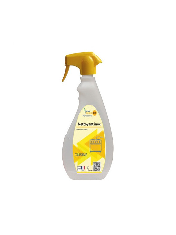Nettoyant alimentaire spécial Inox - Pulvérisateur 750 ml