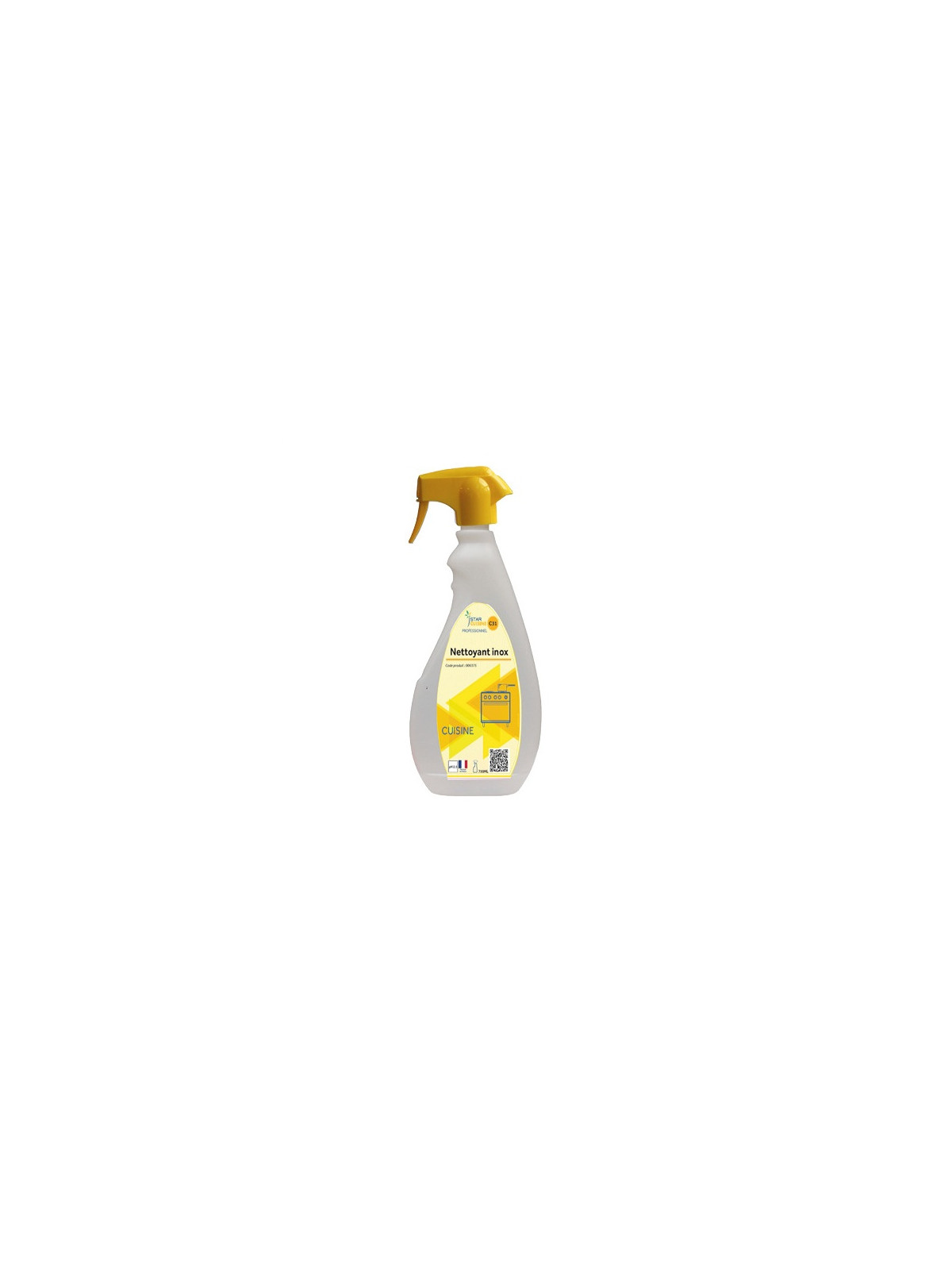 Nettoyant alimentaire spécial Inox - Pulvérisateur 750 ml