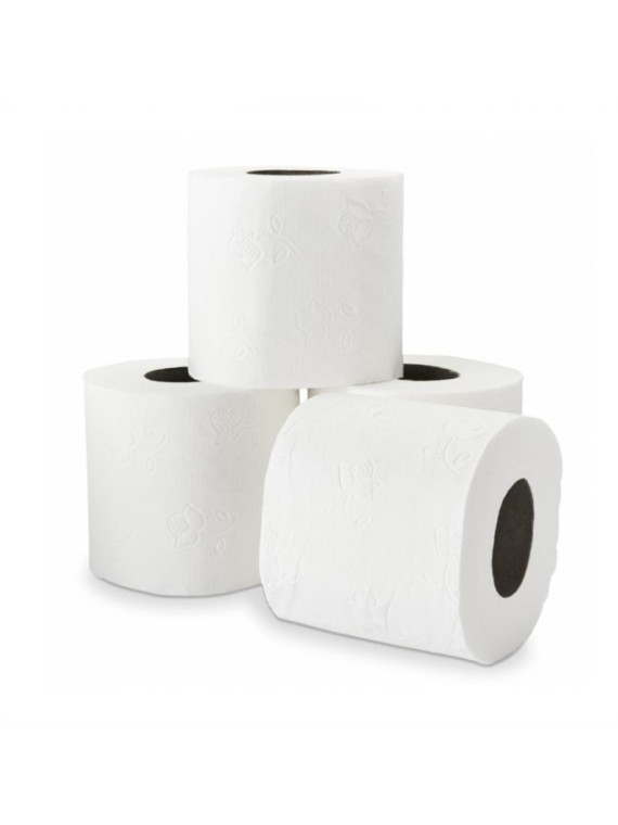 Papier toilette haute qualité 3 épaisseurs label Ecolabel - 250 feuilles - Le lot de 24 rouleaux