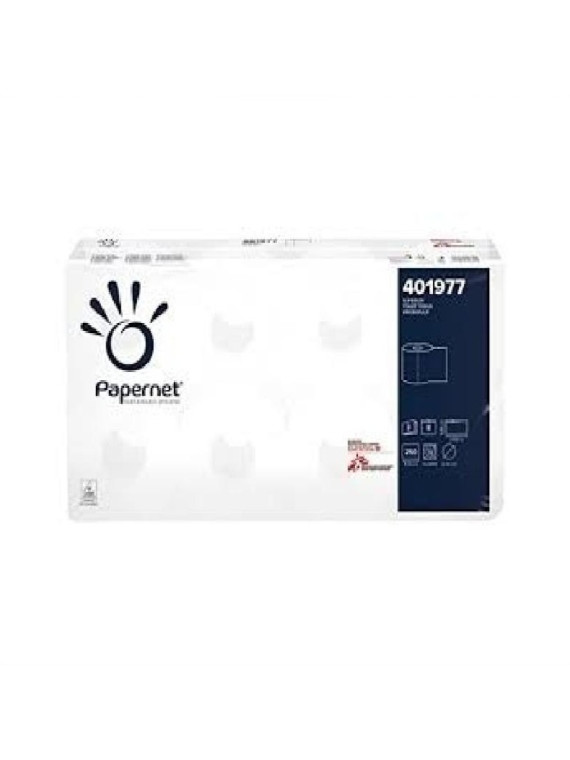 Papier toilette haute qualité 3 épaisseurs label Ecolabel - 250 feuilles - Le lot de 24 rouleaux